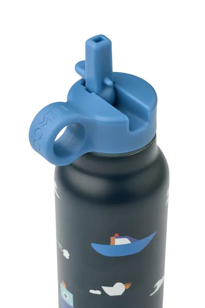 Liewood Drinkfles Falk 350 ml Sailing Classic Navy