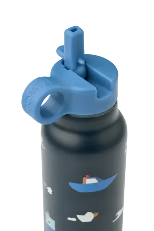 Liewood Drinkfles Falk 350 ml Sailing Classic Navy