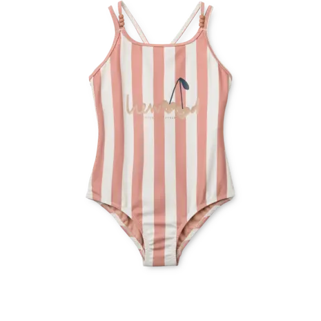 Liewood Badpak Suna Stripe Coral Blush Creme de la Creme
