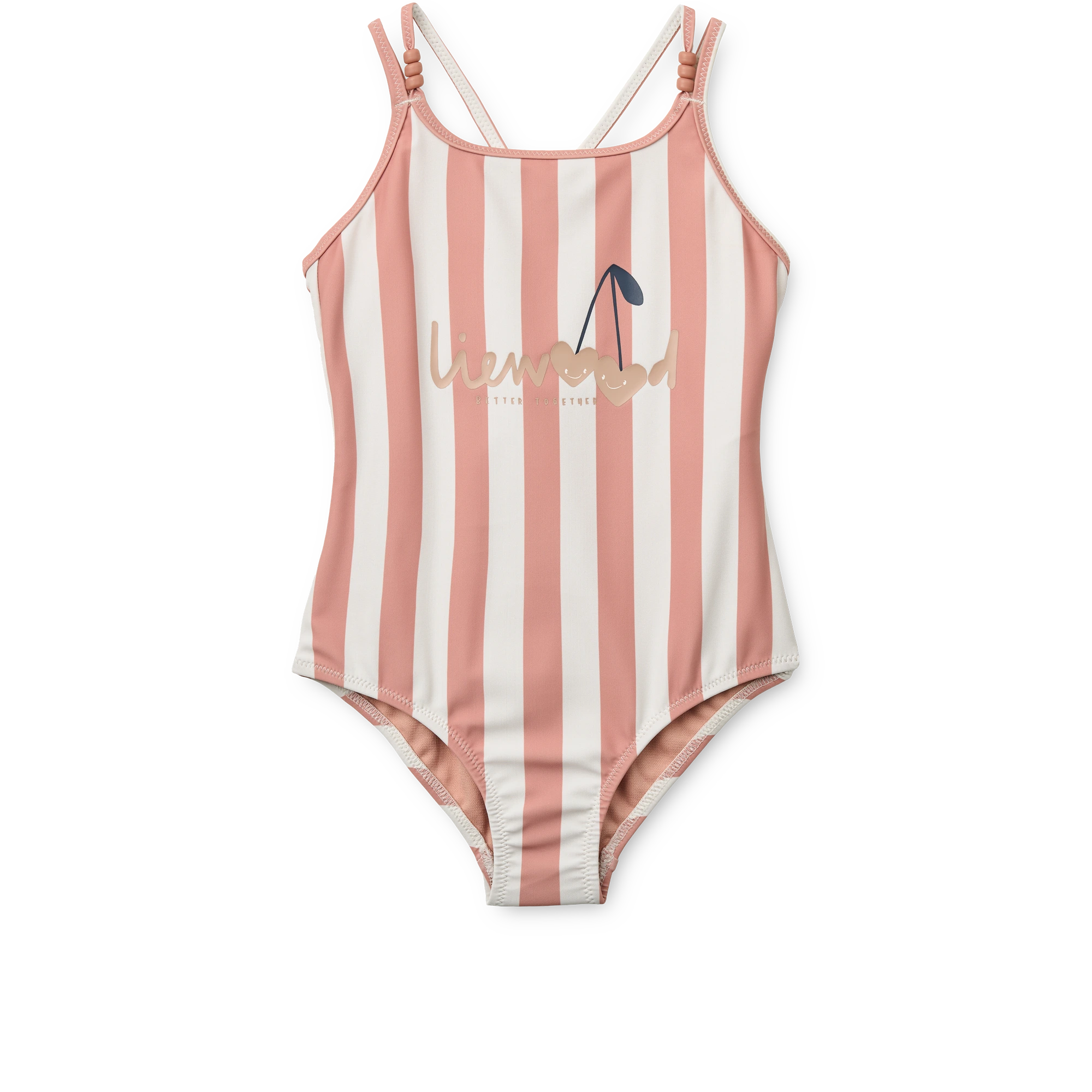 Badpak Suna Stripe Coral Blush Creme de la Creme afbeelding