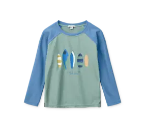 Liewood Zwemshirt Lange Mouw Noah Boards Light Peppermint