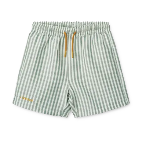 Liewood Zwemshort Duke Stripe Peppermint Crisp White