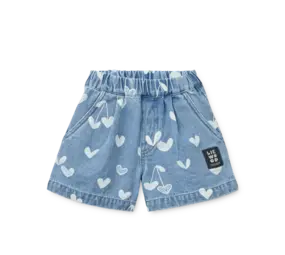 Liewood Short Borrisa Denim Sweethearts Light Blue Denim