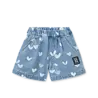 Liewood Short Borrisa Denim Sweethearts Light Blue Denim