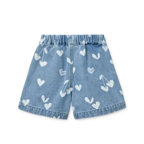 Liewood Short Borrisa Denim Sweethearts Light Blue Denim
