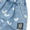 Liewood Short Borrisa Denim Sweethearts Light Blue Denim