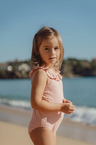 Little Dutch Badpak Ruches Dreamy Pink Rose