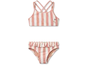 Liewood Bikini Belle Stripe Coral Blush Creme de la Creme