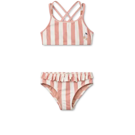 Liewood Bikini Belle Stripe Coral Blush Creme de la Creme