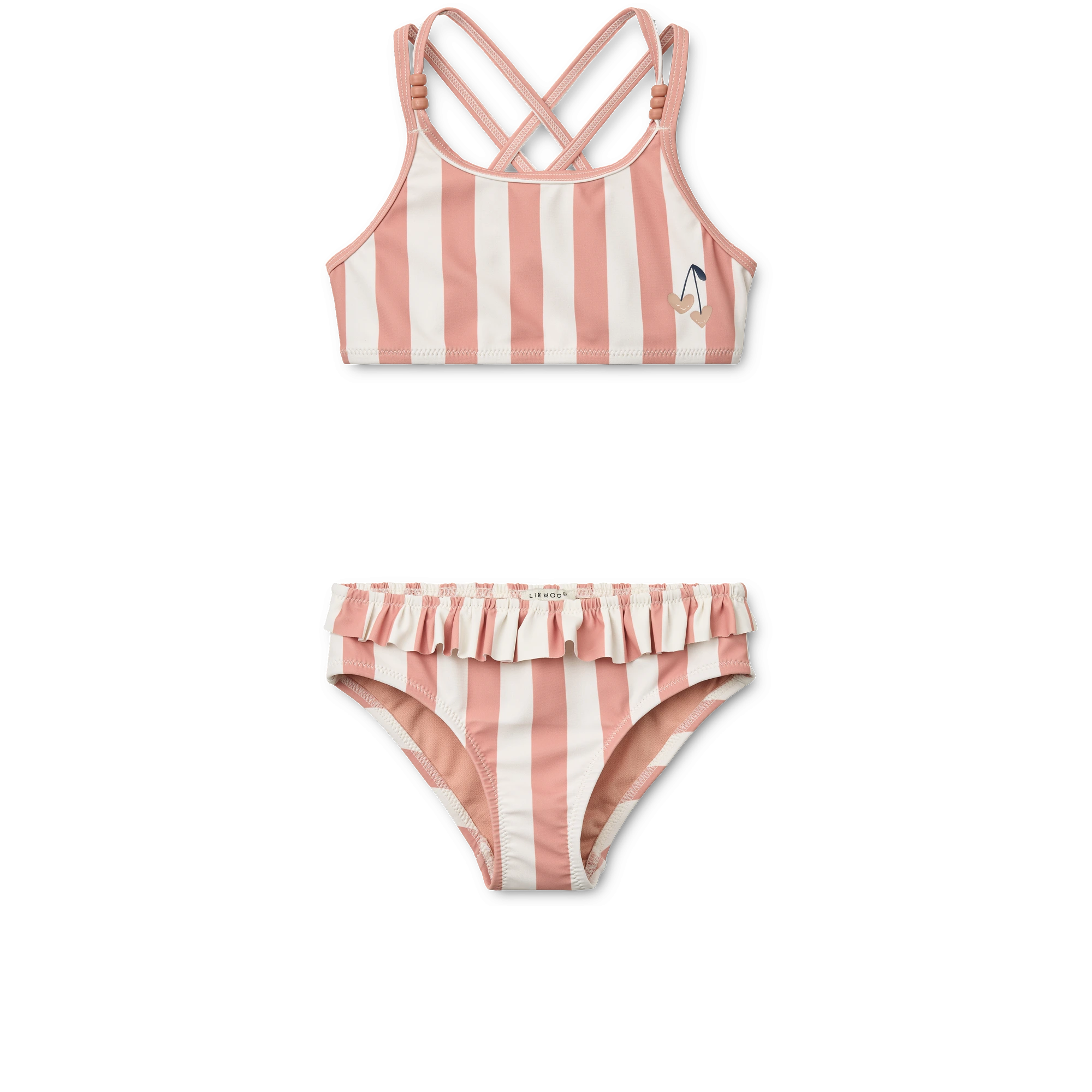 Bikini Belle Stripe Coral Blush Creme de la Creme afbeelding