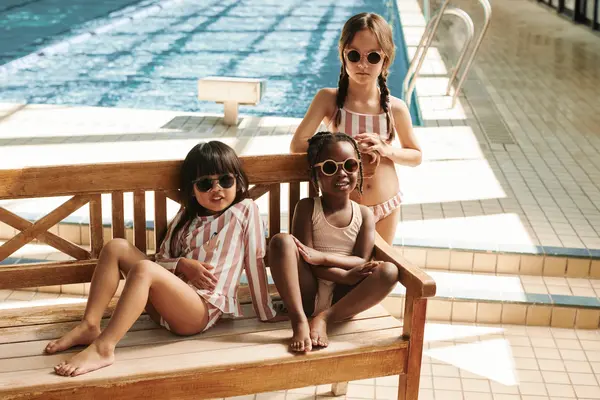 Liewood Bikini Belle Stripe Coral Blush Creme de la Creme