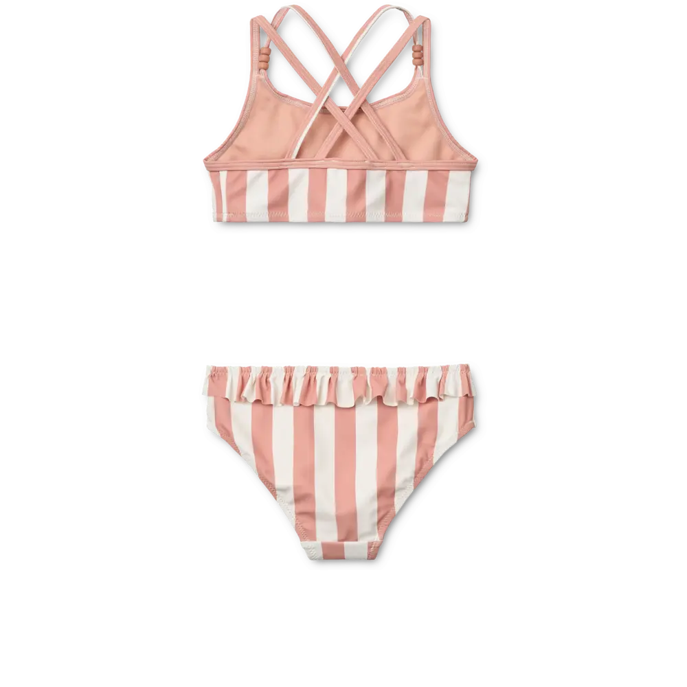 Liewood Bikini Belle Stripe Coral Blush Creme de la Creme