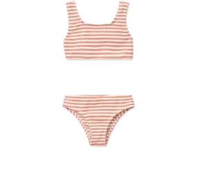 Liewood Bikini Bello Stripe Coral Blush Creme de la Creme