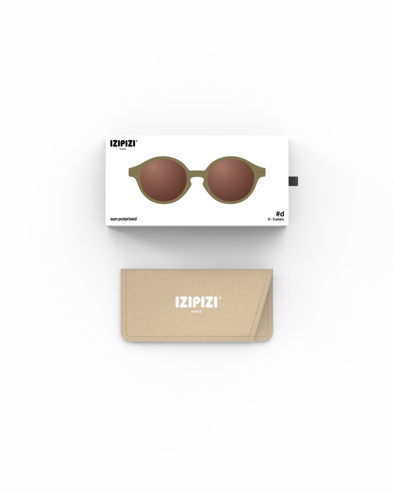 IZIPIZI Zonnebril Baby #D Glossy Kaki 0-3Y