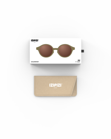 IZIPIZI Zonnebril Baby #D Glossy Kaki 0-3Y