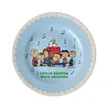 Rice Melamine Kinderbordje Soft Blue Snoopy Print