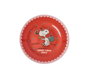 Rice Melamine Kinderbordje Red Snoopy Print