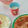Rice Melamine Beker - Medium - Red Snoopy