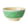 Rice Melamine Kommetje Medium Green Snoopy Print