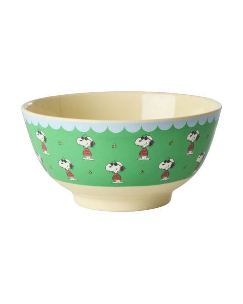 Melamine Kommetje Medium Green Snoopy Print afbeelding