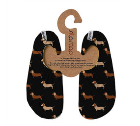 SlipStop Waterschoentjes Black Teckles