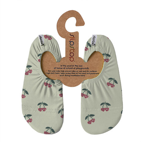 SlipStop Waterschoentjes Cherry Green