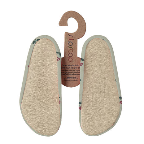SlipStop Waterschoentjes Cherry Green