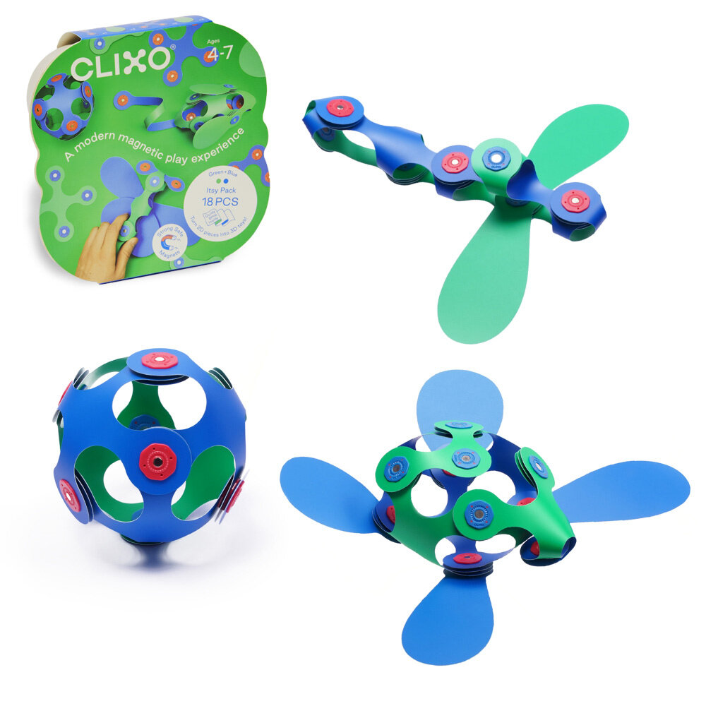Clixo Itsy Pack Green Blue