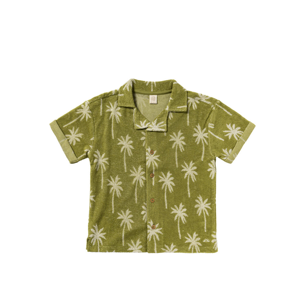 Salted Stories Shirt Beach Palms Iguana