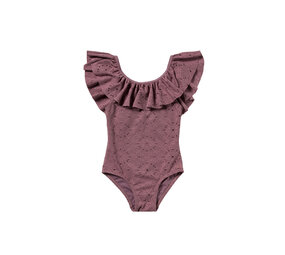 Salted Stories Zwempak Broderie Dusky Orchid