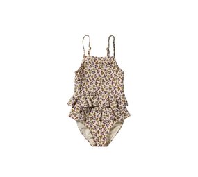 Salted Stories Zwempak Sparkly Flower White Swan