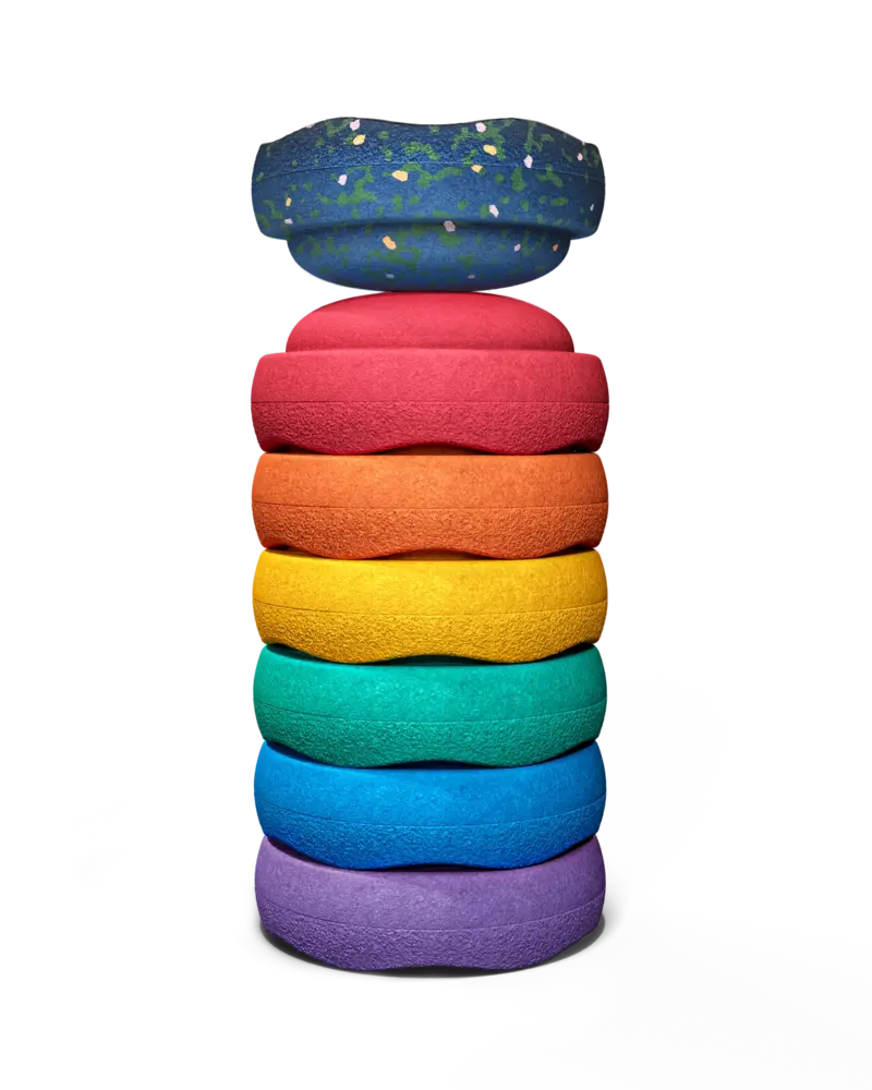 Stapelstein Water Lily Special Original Mini Rainbow Classic