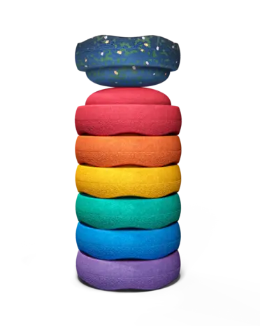 Stapelstein Water Lily Special Original Mini Rainbow Classic