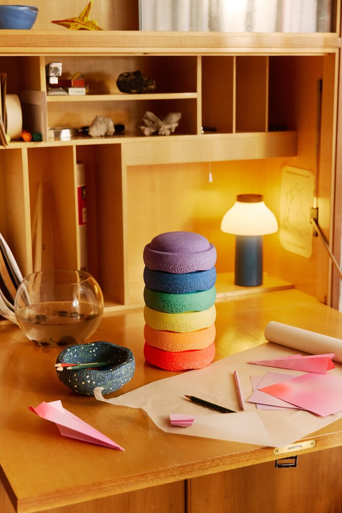 Stapelstein Water Lily Special Original Mini Rainbow Classic