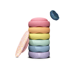 Stapelstein Water Lily Special Original Rainbow Pastel