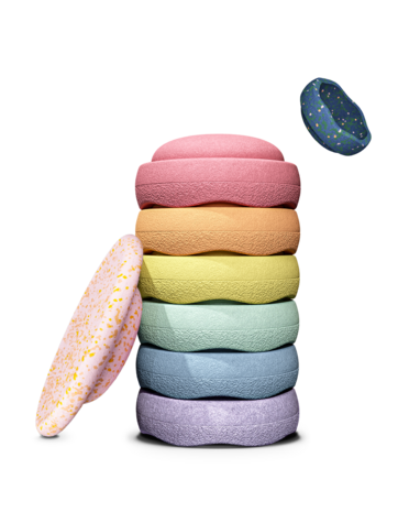 Stapelstein Water Lily Special Original Rainbow Pastel