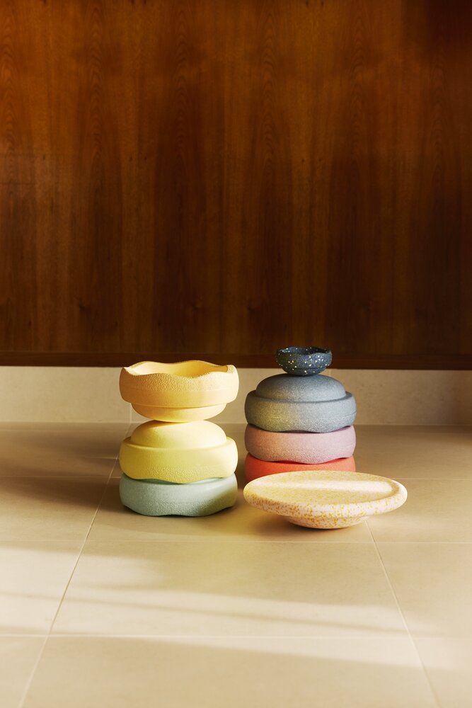 Stapelstein Water Lily Special Original Rainbow Pastel