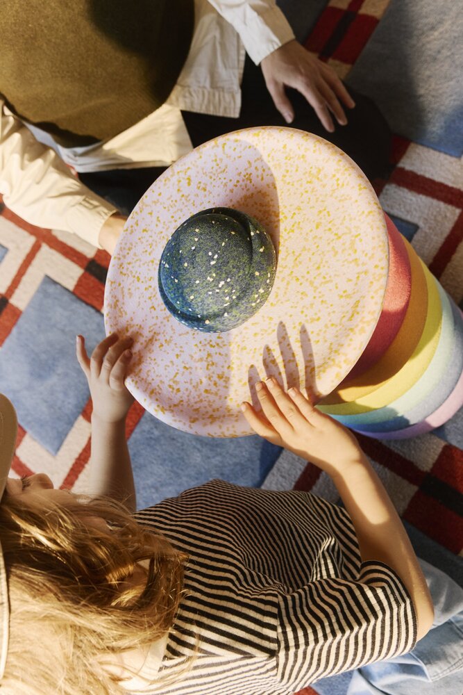 Stapelstein Water Lily Special Original Rainbow Pastel