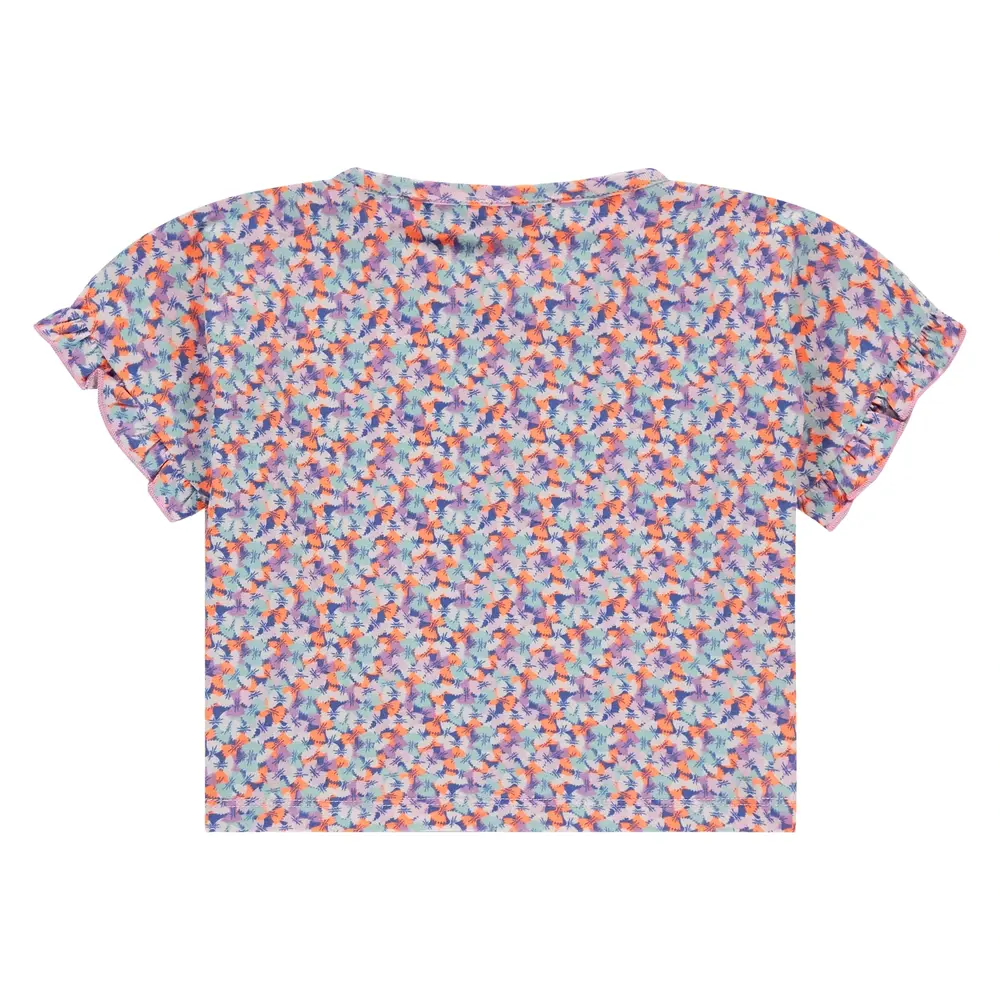 Stains & Stories Shirt Short Sleeve Flower Blush
