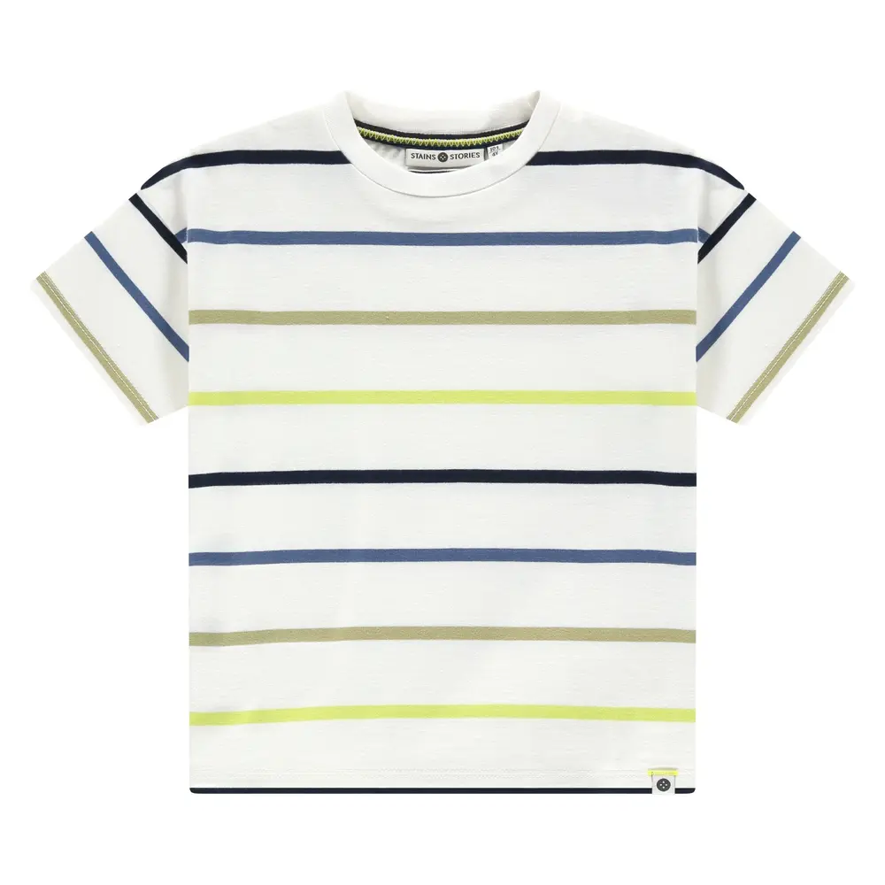 Stains & Stories Shirt Short Sleeve Off-White