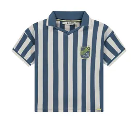 Stains & Stories Shirt Short Sleeve Wide Fit Water