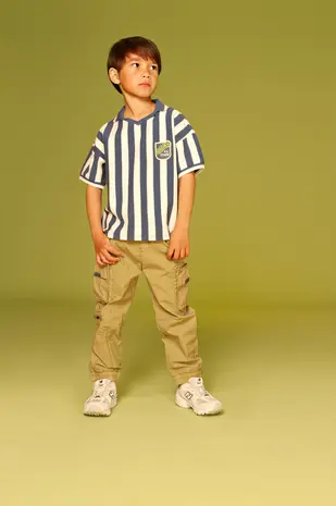 Stains & Stories Shirt Short Sleeve Wide Fit Water