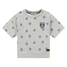 Stains & Stories Shirt Short Sleeve Light Grey Melange