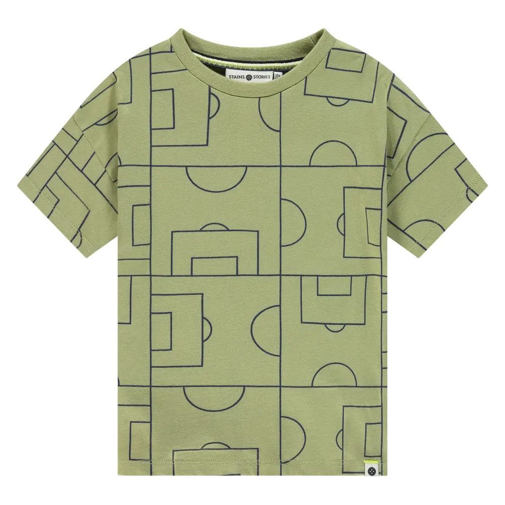 Stains & Stories Shirt Short Sleeve Grass