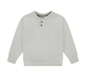 Stains & Stories Shirt Longsleeve Light Grey Melange