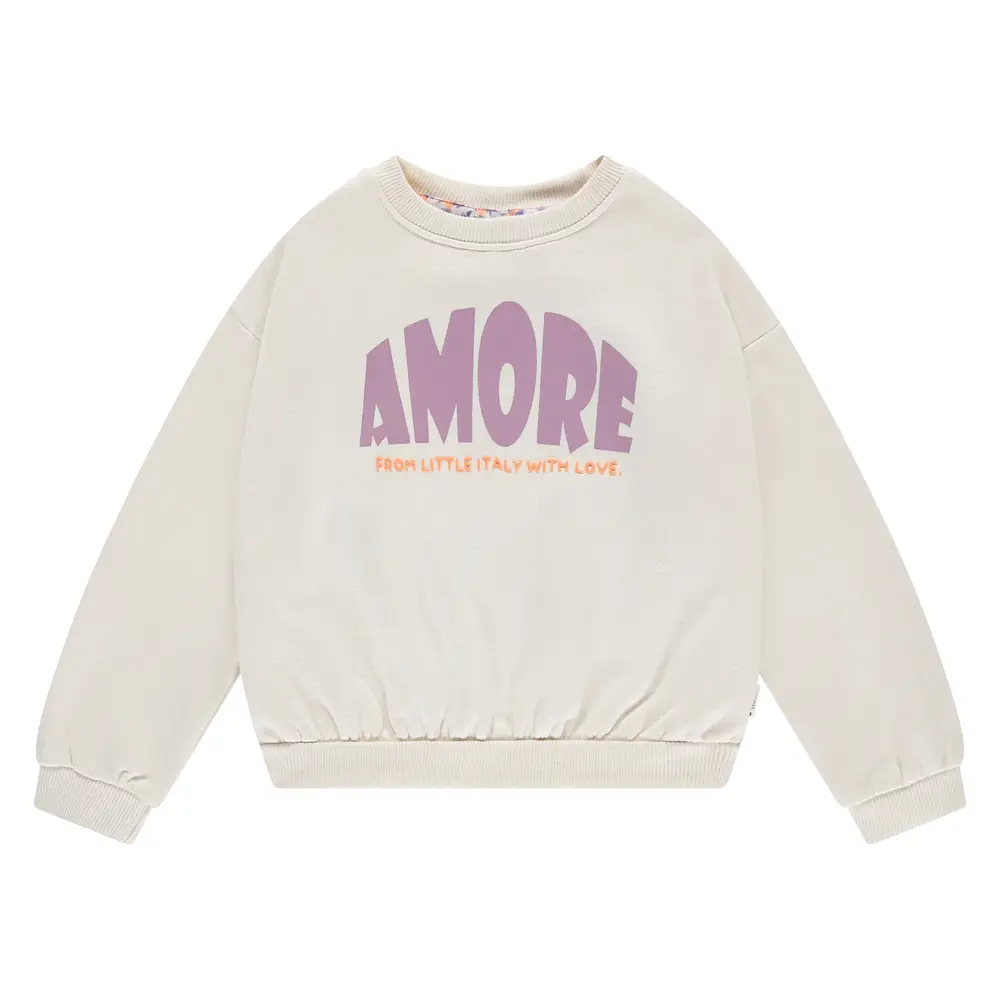 Stains & Stories Sweat Shirt Ivory