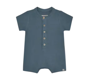 HUTTEliHUT Playsuit SS Muslin Bering Sea