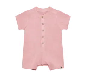HUTTEliHUT Playsuit SS Muslin Pale Mauve