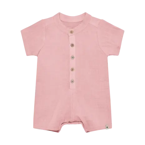 HUTTEliHUT Playsuit SS Muslin Pale Mauve