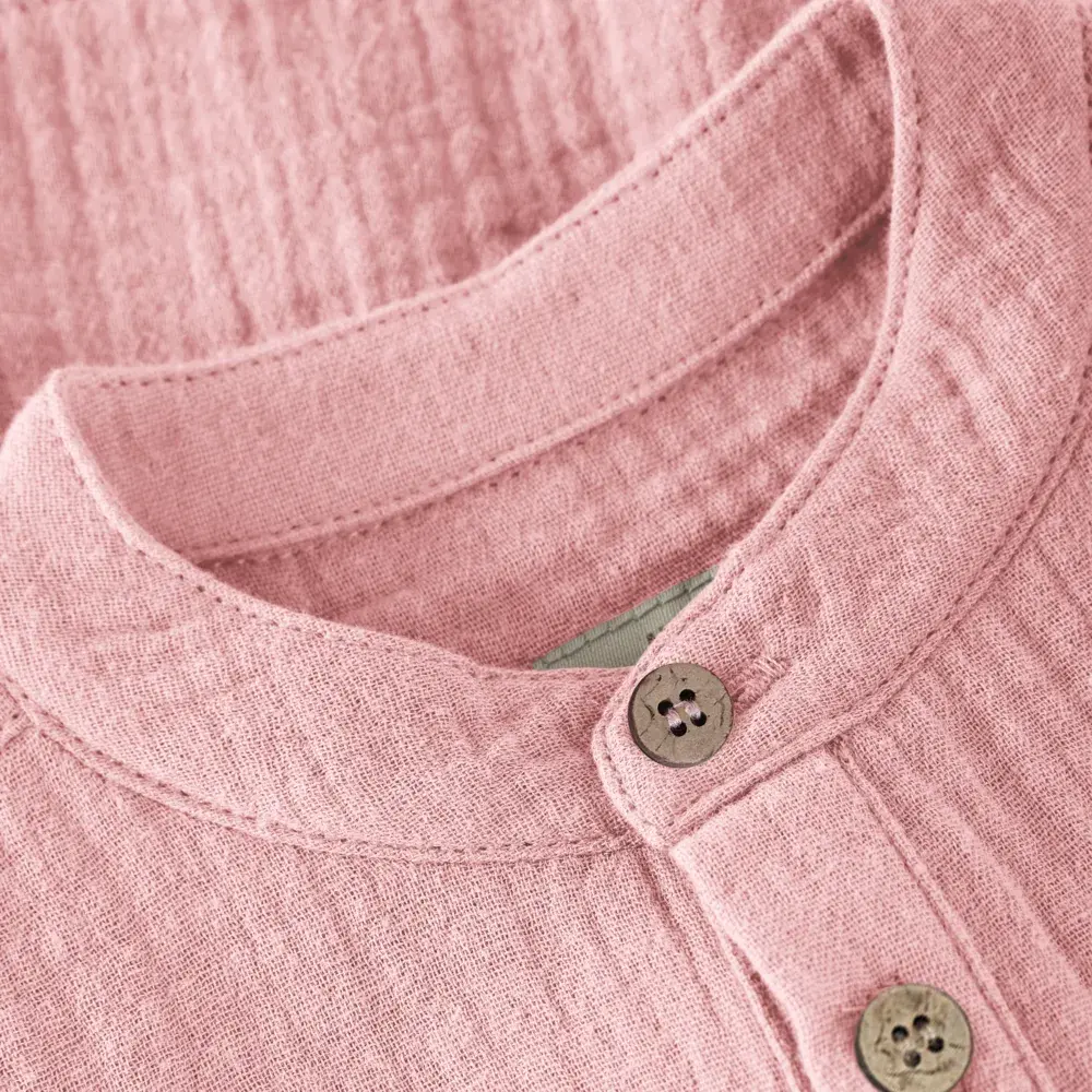 HUTTEliHUT Playsuit SS Muslin Pale Mauve